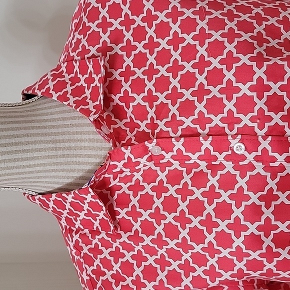 Ruby Rd. Size 10 Wrinkle Resistant Button Down Shirt w. Contrasting Cuffs, NEW - Picture 4 of 13